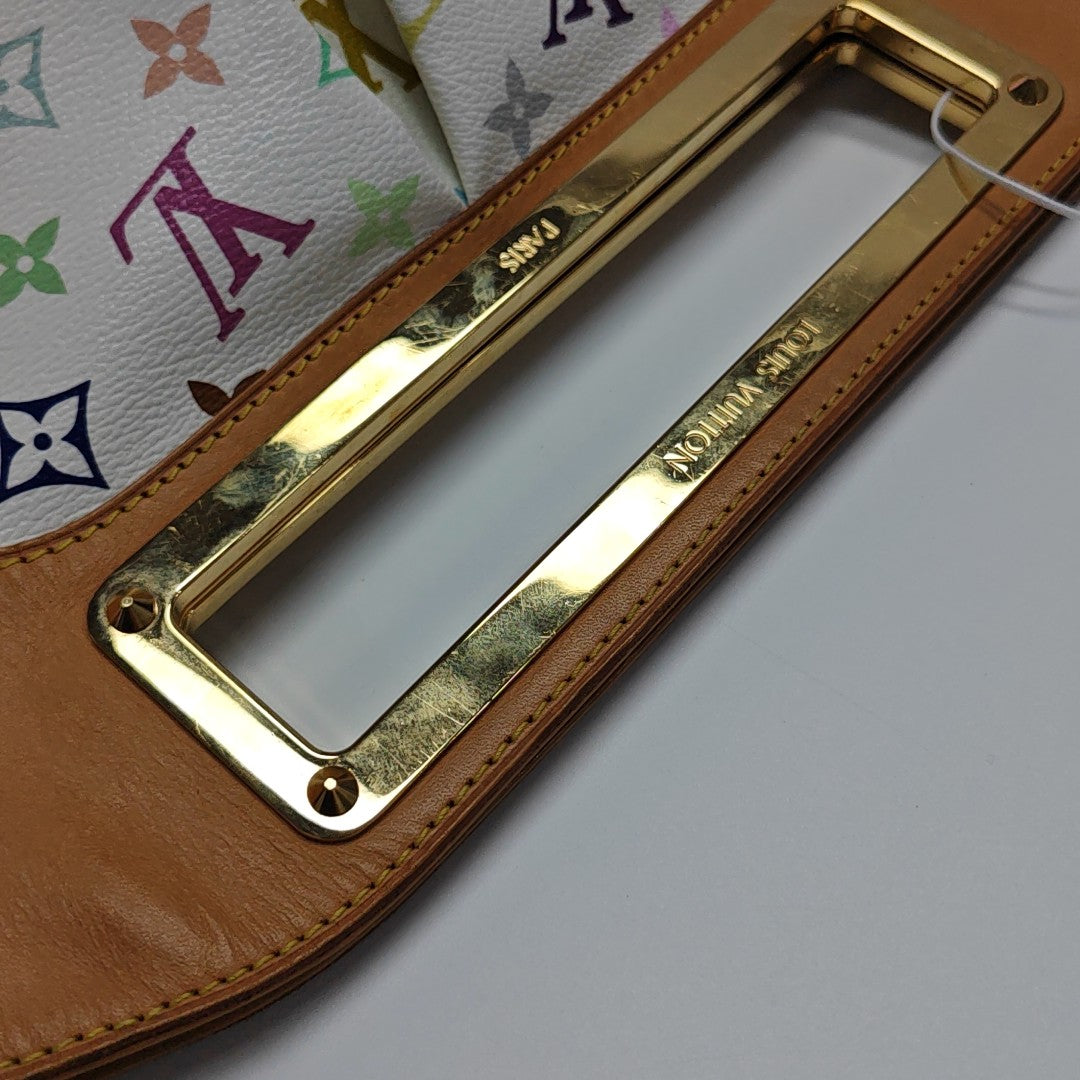 LV × TM JUDY Monogram Coated Canvas White