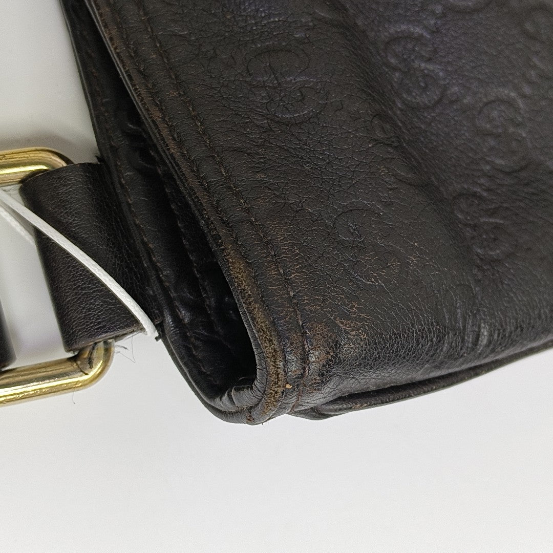 GG Imprime Monogram Calfskin Black