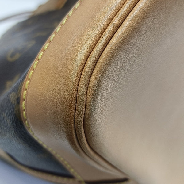 NOÉ MM Monogram Coated Canvas Brown