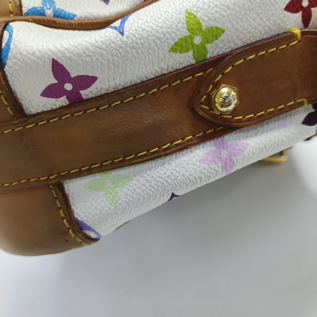 LV × TM GRETA Monogram Coated Canvas White