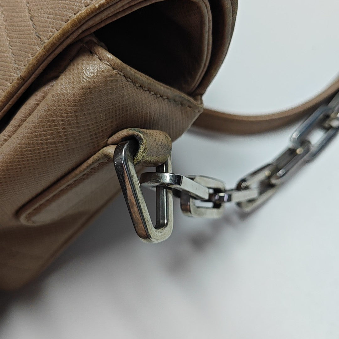 Calfskin Shoulder Bag Pink