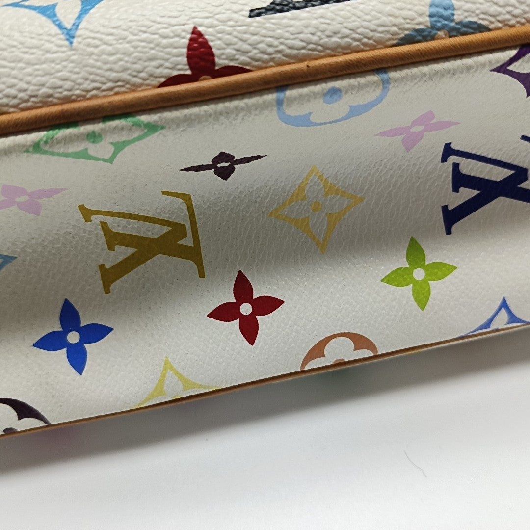 LODGE GM Monogram Coated Canvas White