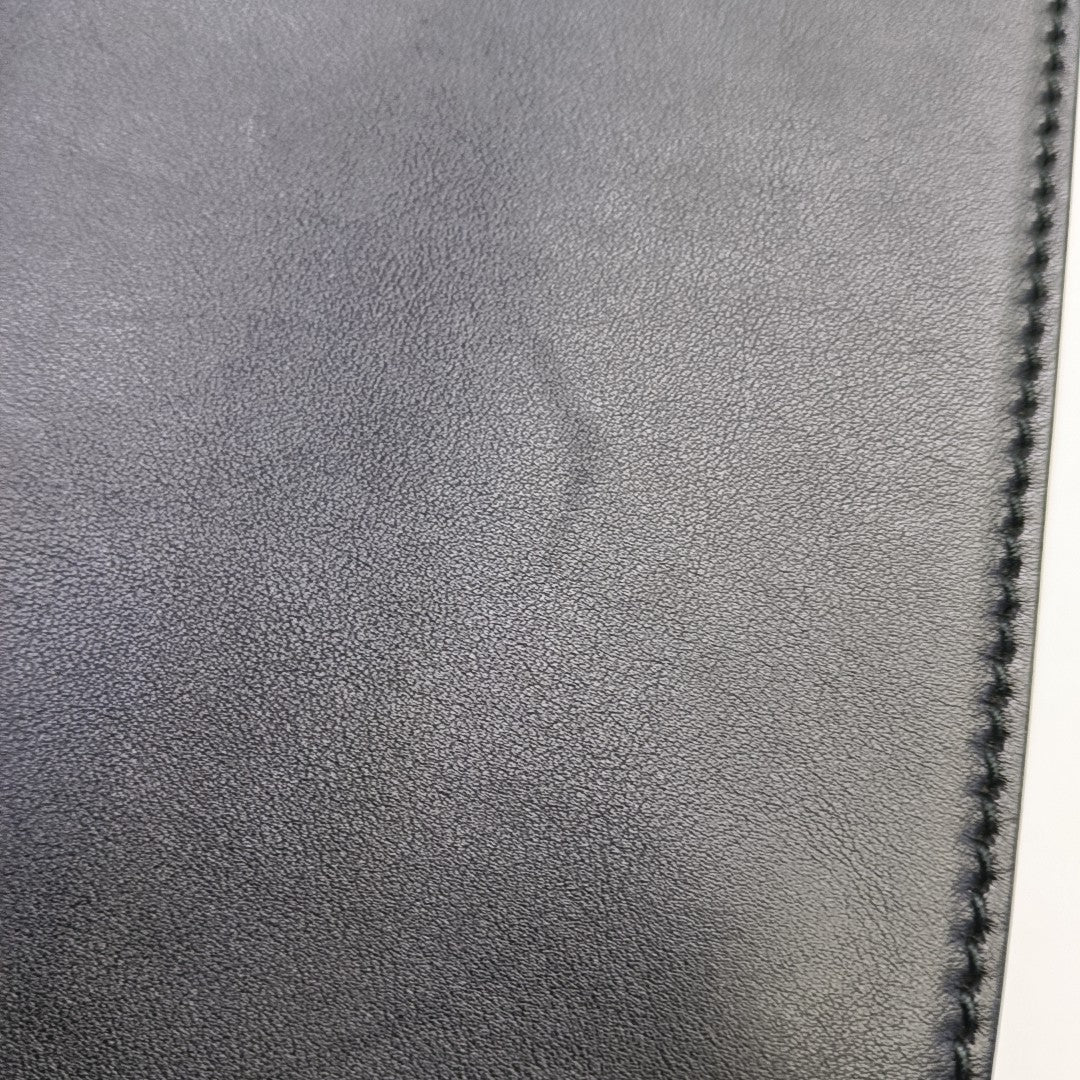 Calfskin Top Handle Bag Black