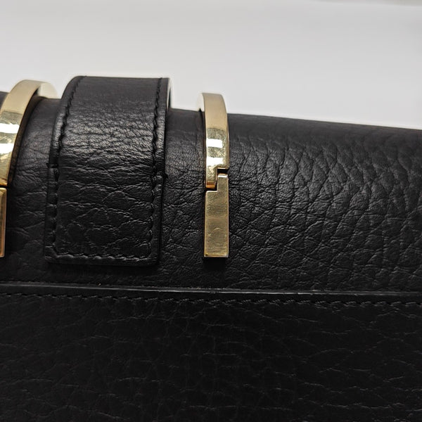 Calfskin Crossbody Bag Black