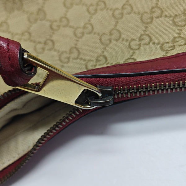 Monogram Canvas Shoulder Bag Beige