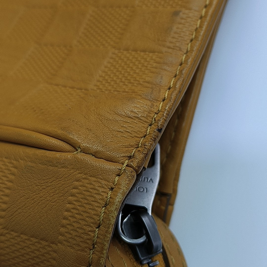 TADAO PM Damier Calfskin Yellow