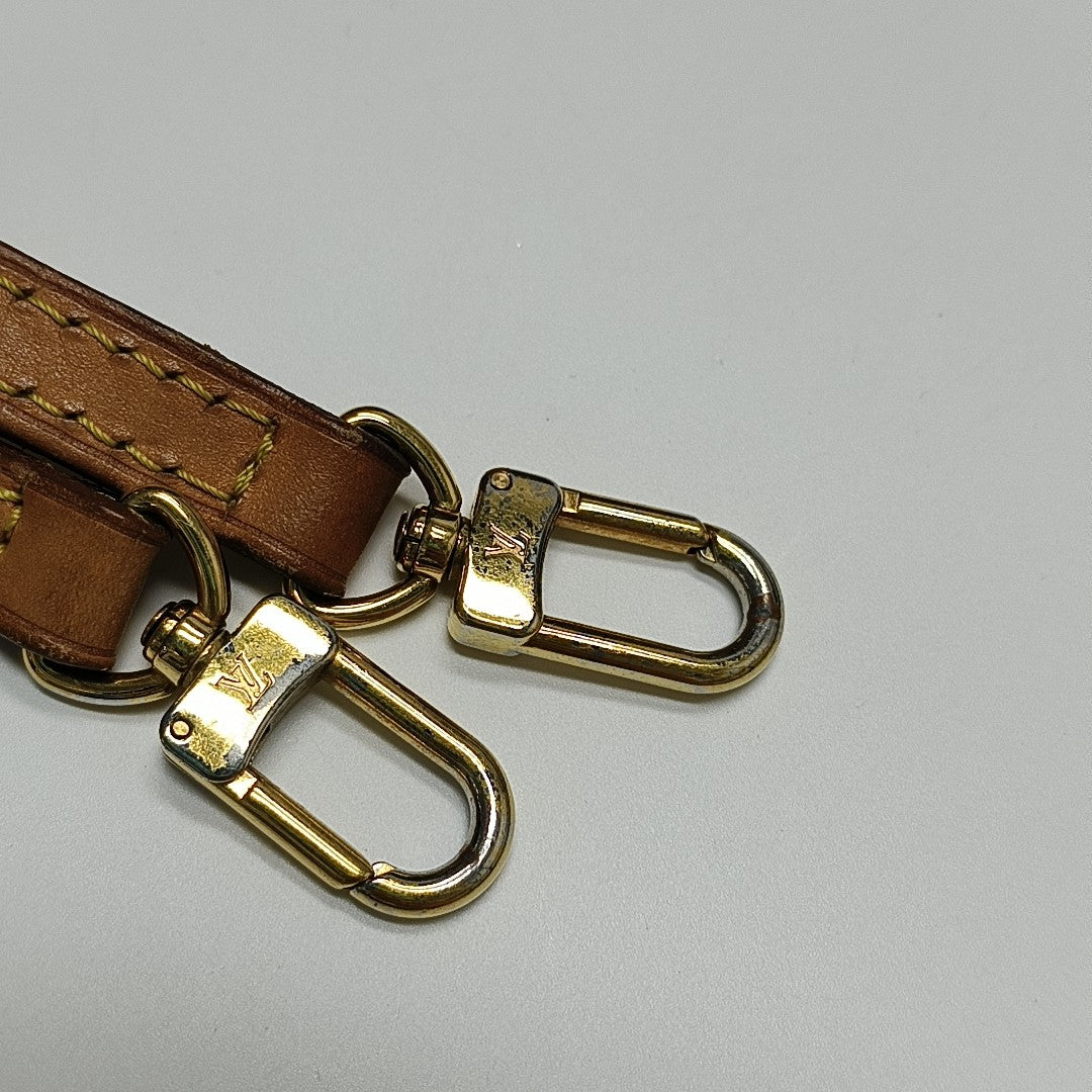 ALMA BB Monogram Coated Canvas Brown
