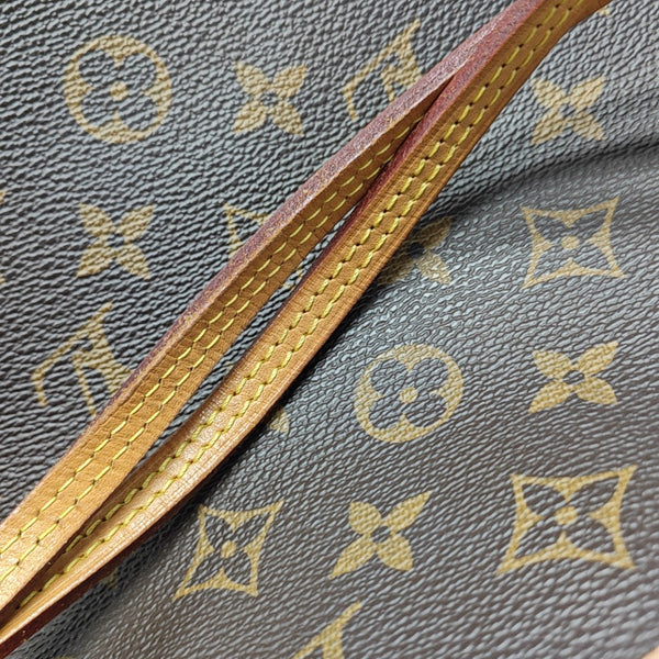 NEVERFULL MM Monogram Coated Canvas Brown