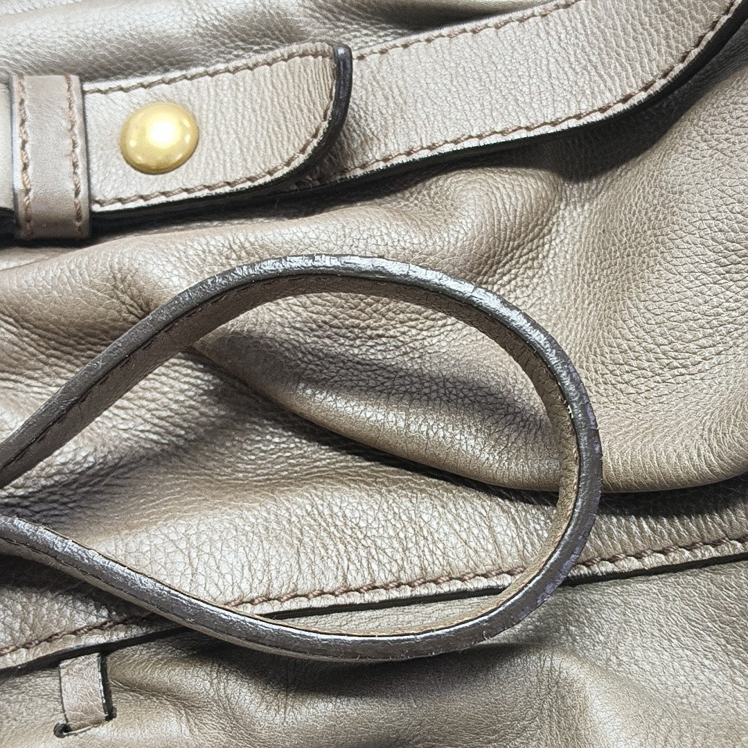 Calfskin Tote Bag Brown