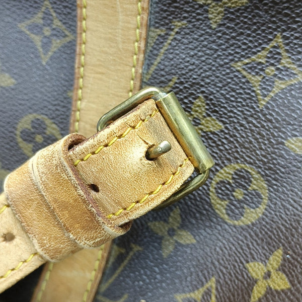 SAC SOUPLE 55 Monogram Coated Canvas Brown