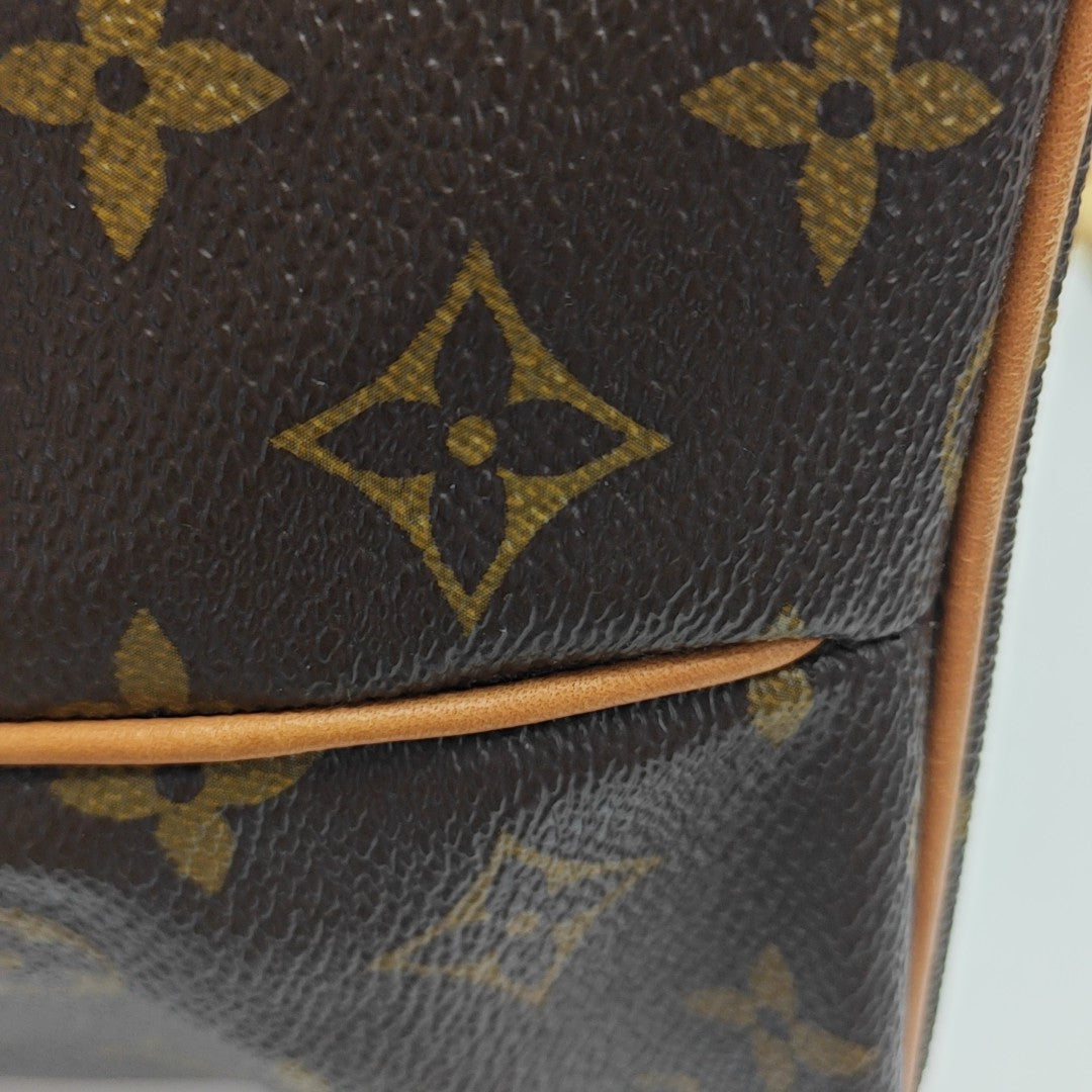 PALERMO PM Monogram Coated Canvas Brown