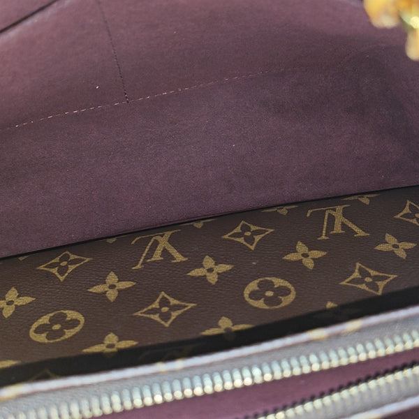 MONTAIGNE Monogram Coated Canvas Brown