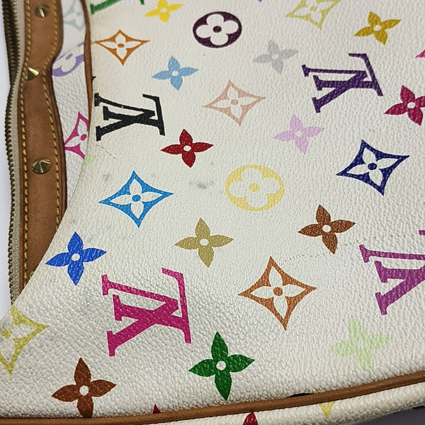 LV × TM BOULOGNE Monogram Coated Canvas White