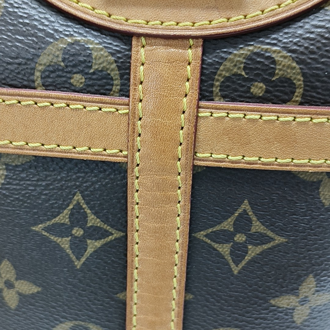 DUFFLE Monogram Coated Canvas Brown