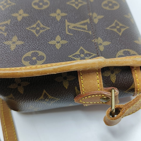 SOLOGNE PM Monogram Coated Canvas Brown