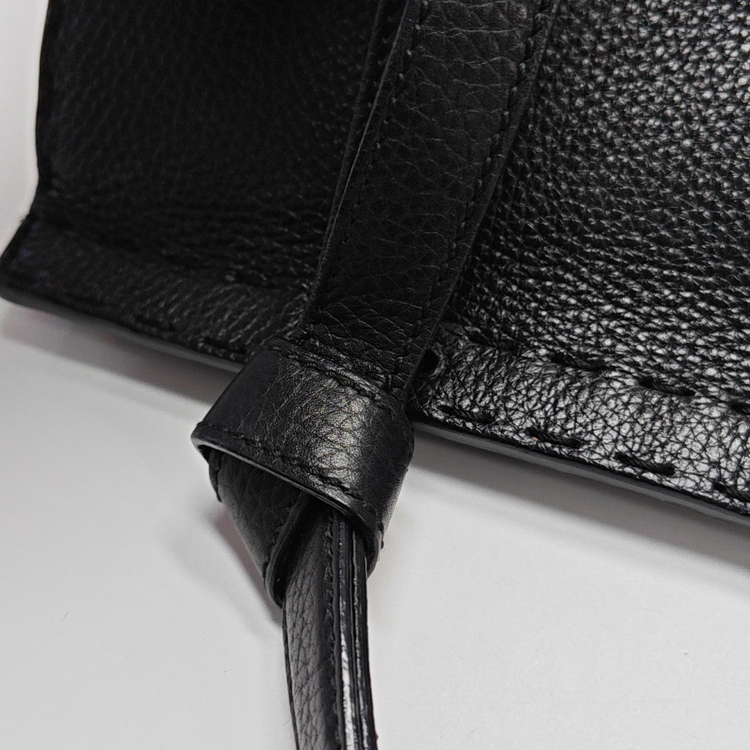 GG Marmont Top Handle Large Calfskin Black