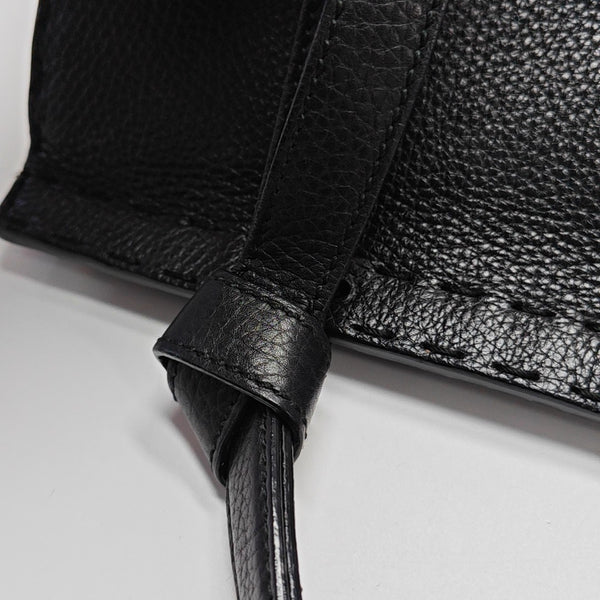 GG Marmont Top Handle Large Calfskin Black