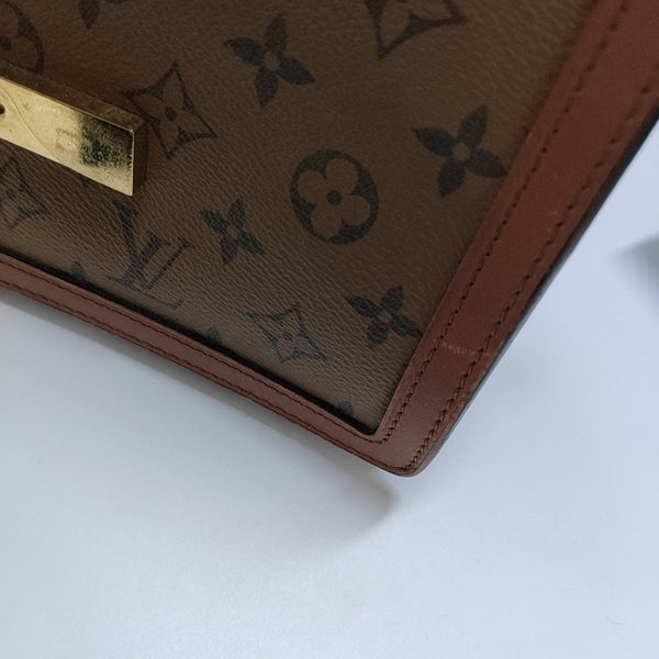 DAUPHINE MM Monogram Coated Canvas Brown