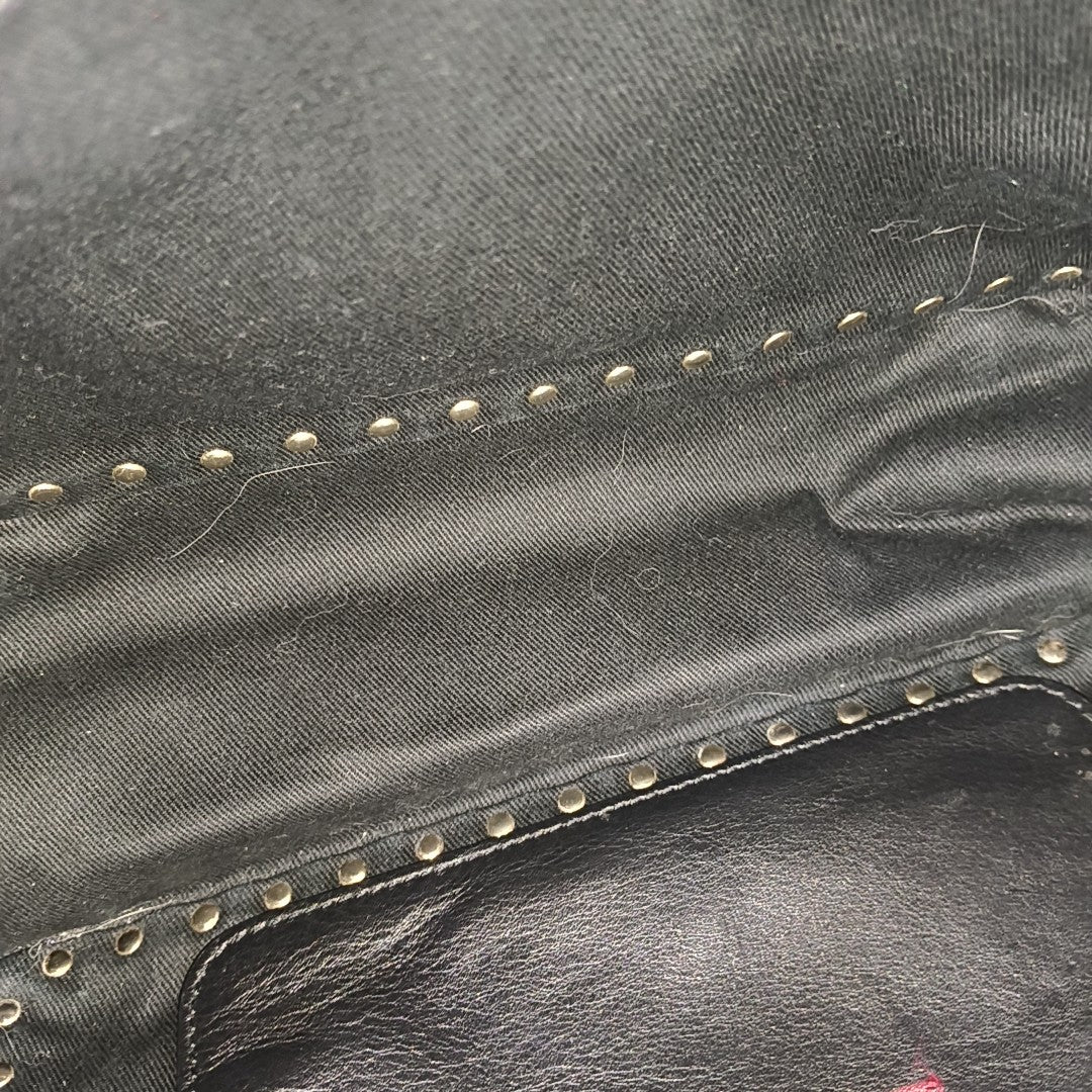 Calfskin Shoulder Bag Black