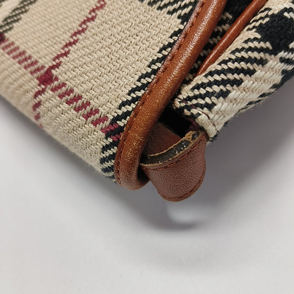 Fabric Shoulder Bag Beige