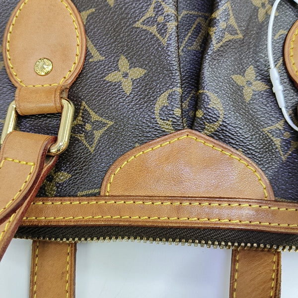 PALERMO PM Monogram Coated Canvas Brown