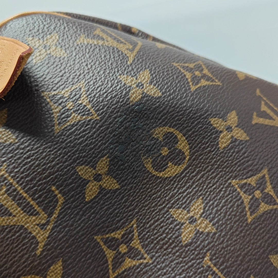SPEEDY 25 Monogram Coated Canvas Brown