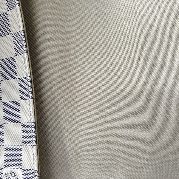 FAVORITE PM Damier Azur Coated Canvas White