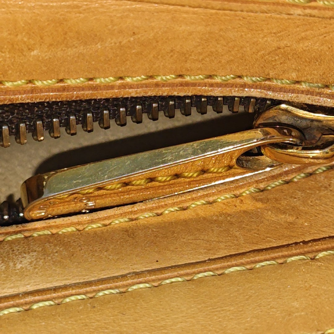 HUDSON MM Monogram Coated Canvas Brown