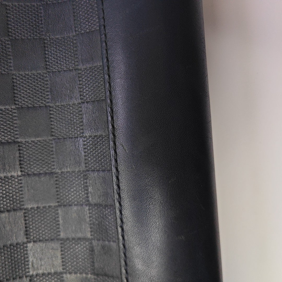AVENUE Damier Calfskin Blue