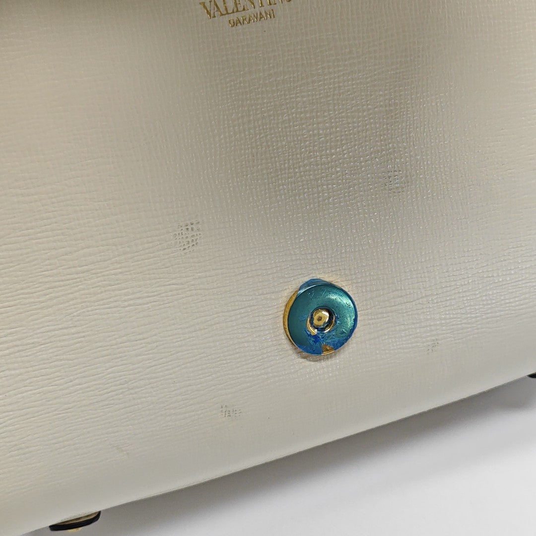 Stud Sign Calfskin White