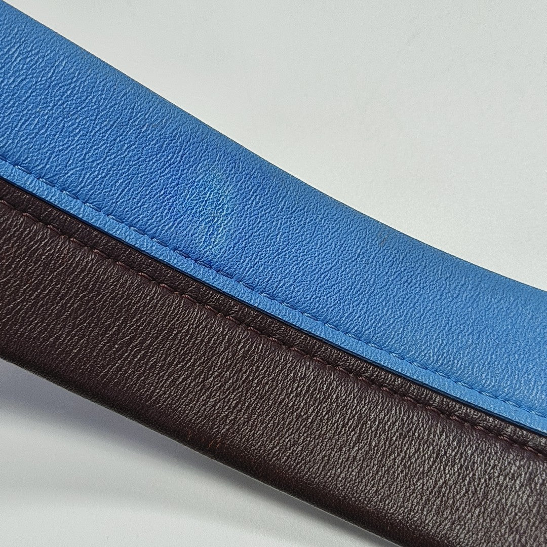 CLUNY MM Monogram Coated Canvas Brown