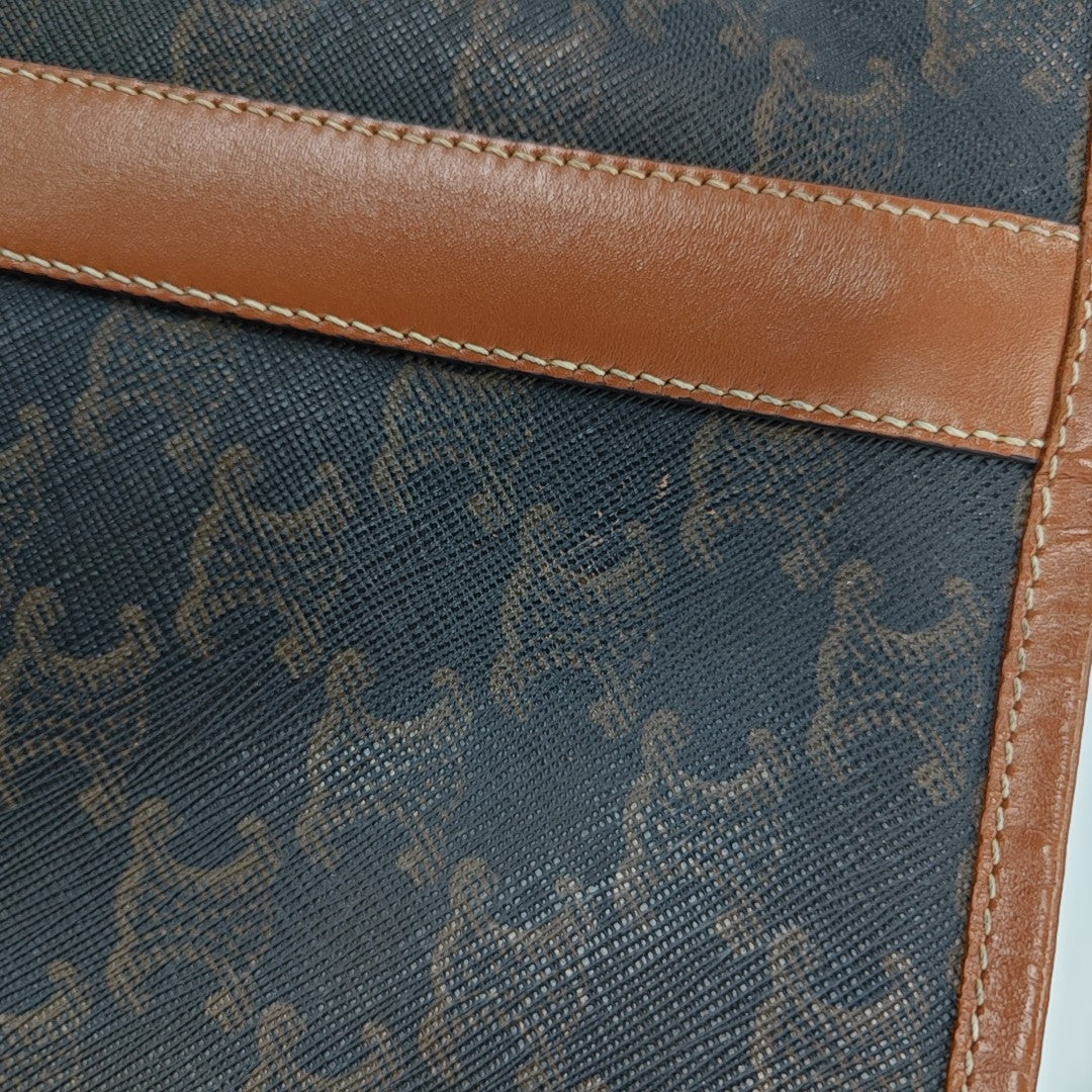 TRIOMPHE CANVAS Small Coated Canvas Brown
