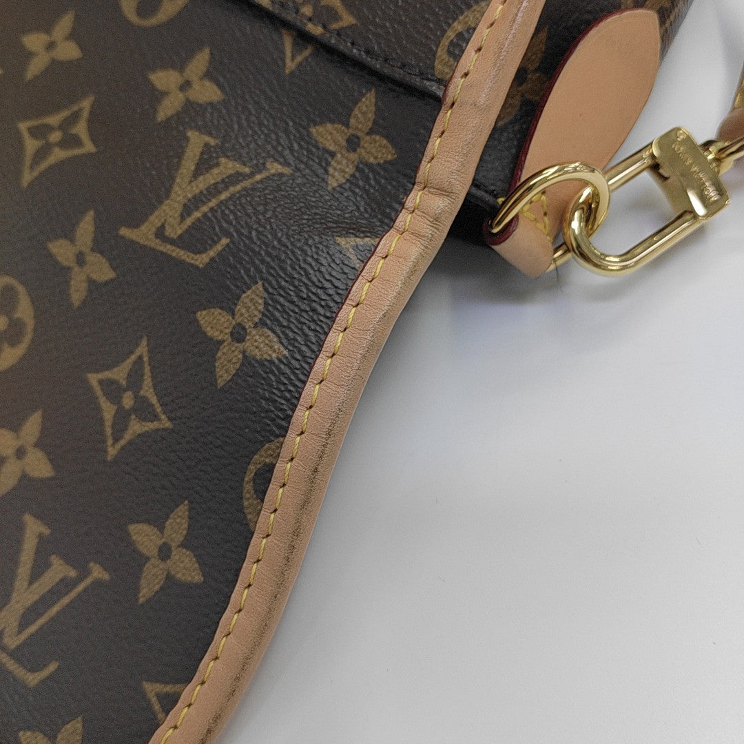 DIANE Monogram Coated Canvas Brown