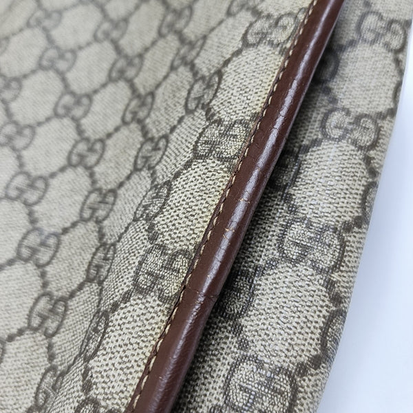 GG Messenger Monogram Coated Canvas Beige