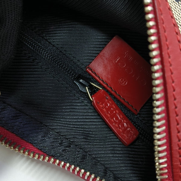 Monogram Canvas Shoulder Bag Brown