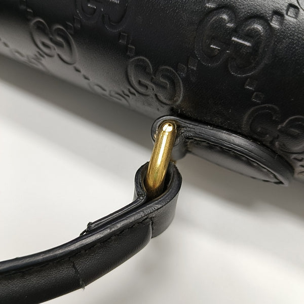 Padlock Medium Monogram Calfskin Black