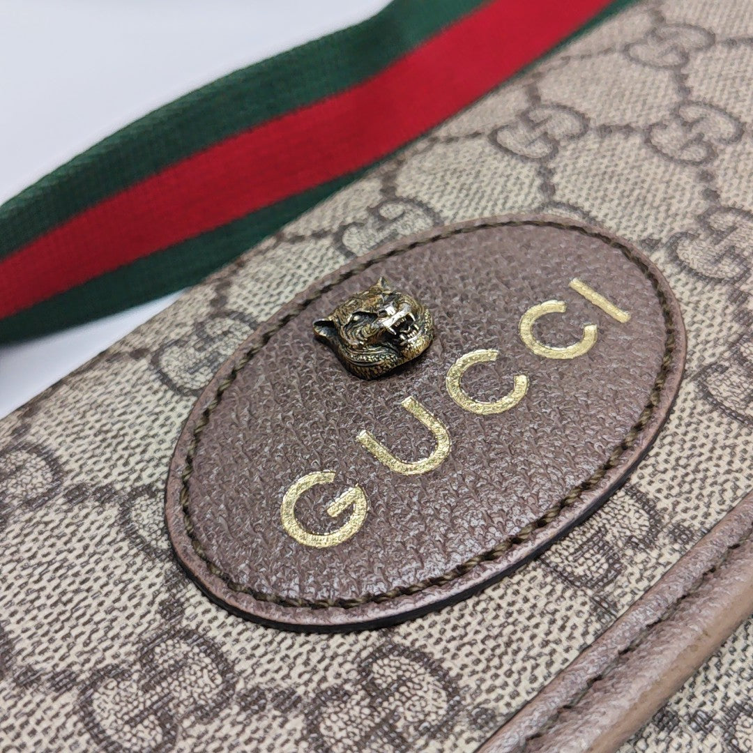 Neo Vintage Monogram Coated Canvas Beige