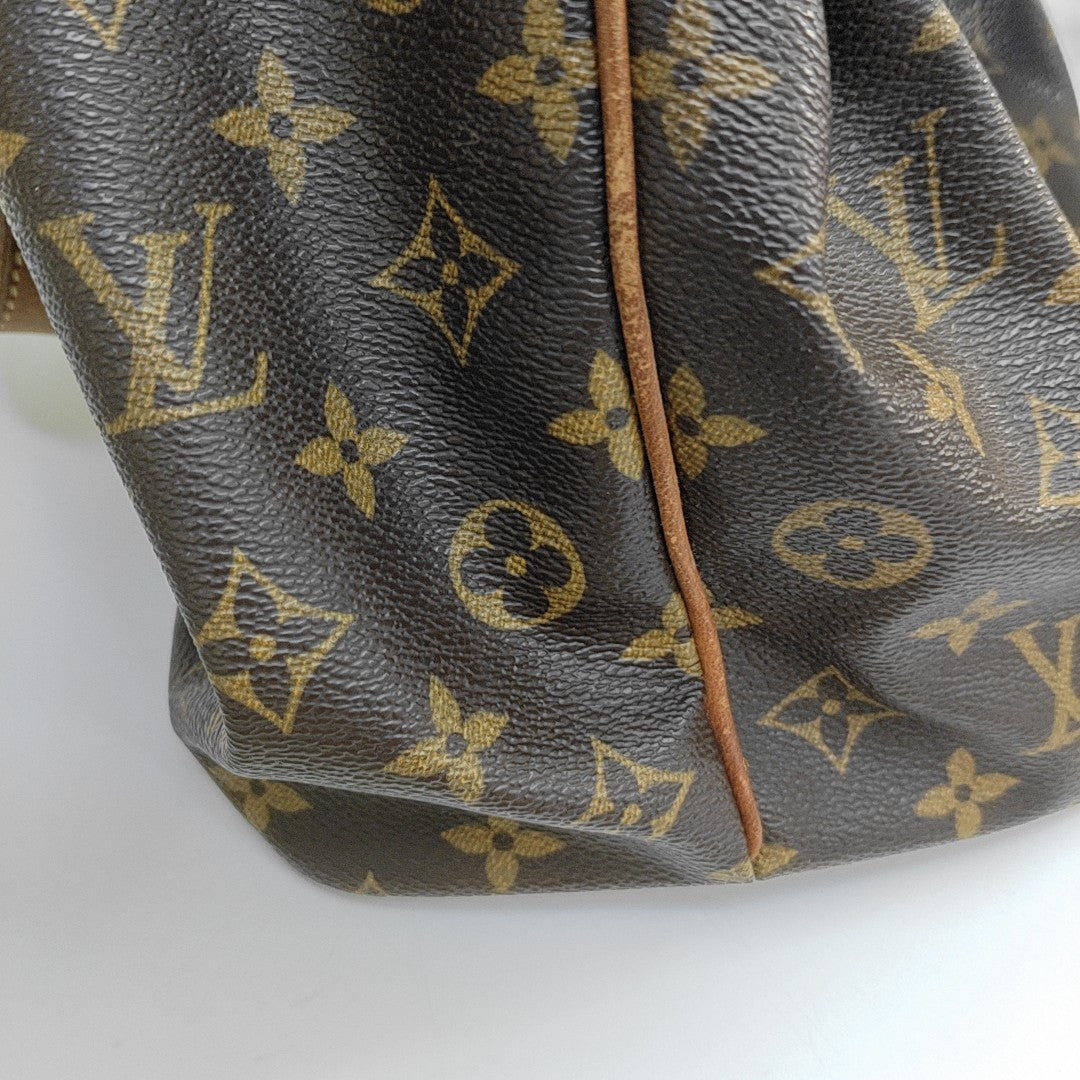 PALERMO PM Monogram Coated Canvas Brown
