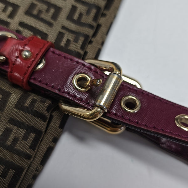 Monogram Canvas Tote Bag Brown