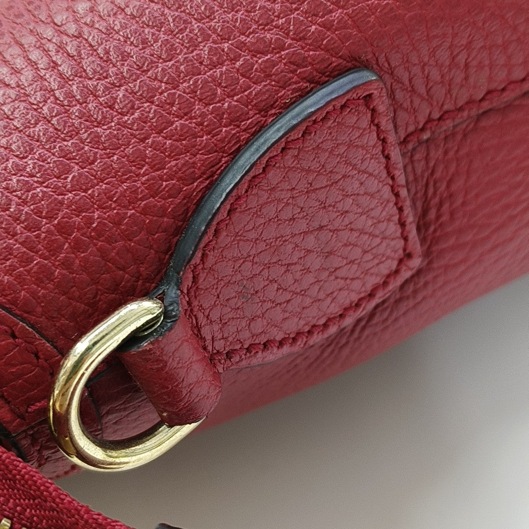 Microguccissima Calfskin Red