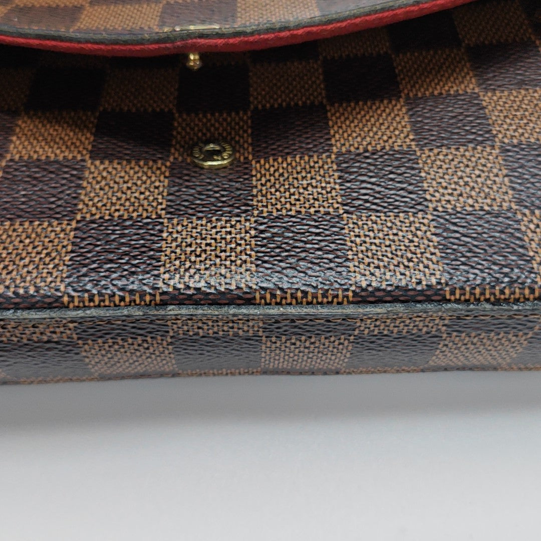 FÉLICIE Damier Ebene Coated Canvas Brown