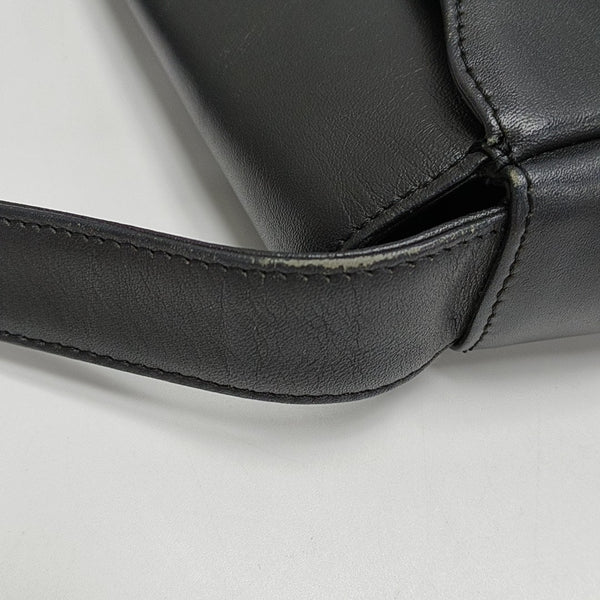 Calfskin Shoulder Bag Black