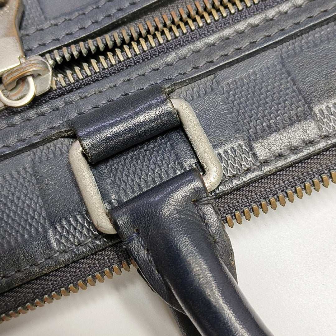 AVENUE Damier Calfskin Blue
