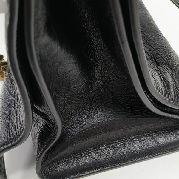 Crush Large Calfskin Black