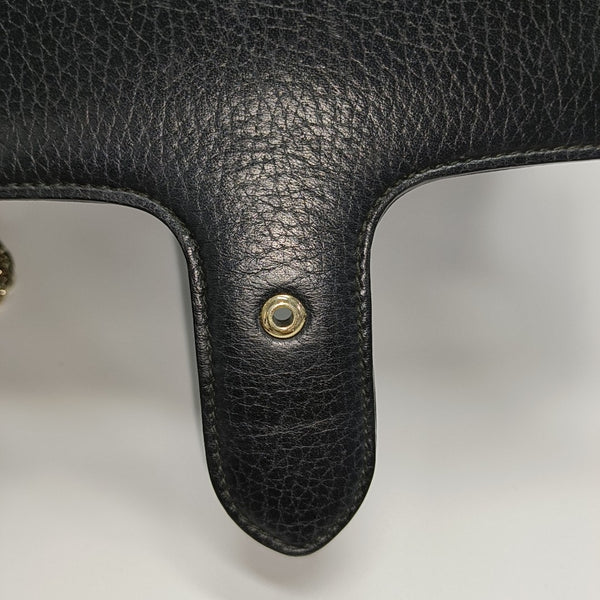Interlocking G Small Calfskin Black
