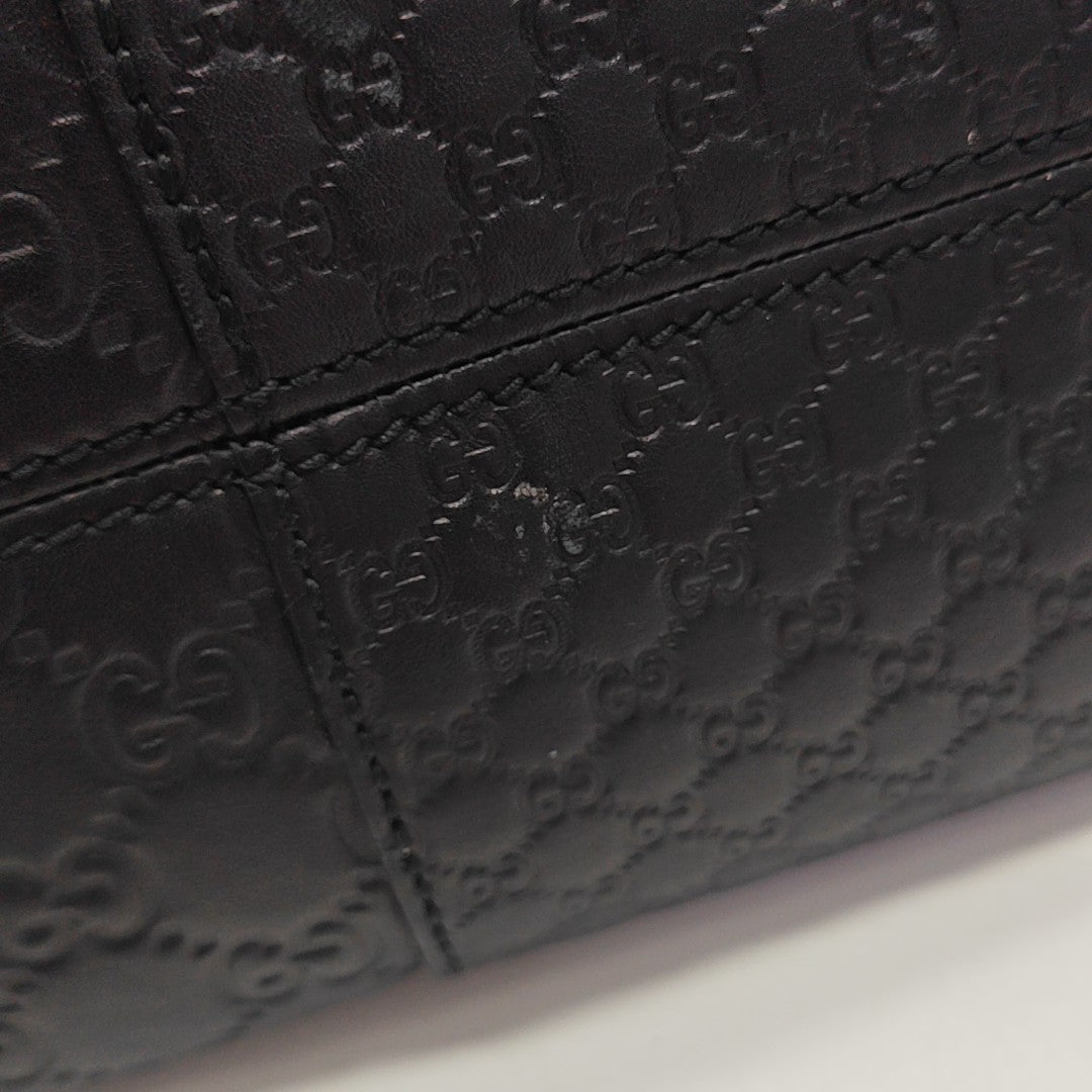 Bree Monogram Calfskin Black