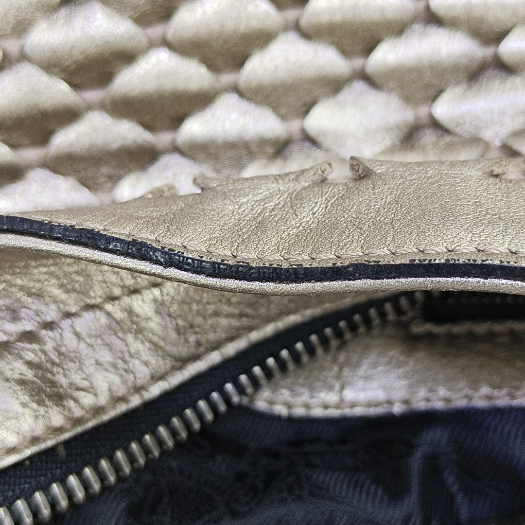 Lambskin Shoulder Bag Beige