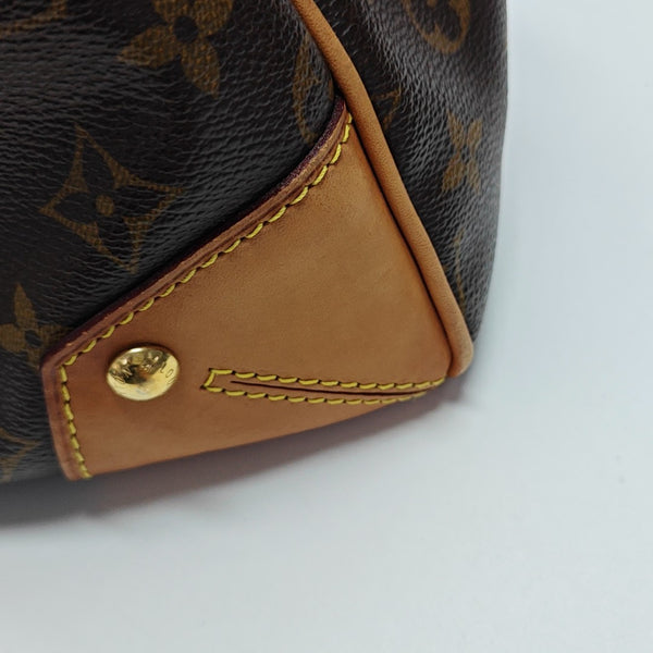 RETIRO NM Monogram Coated Canvas Brown