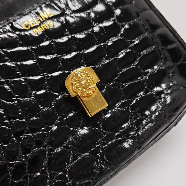Calfskin Shoulder Bag Black