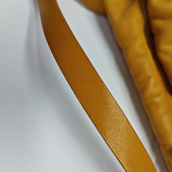 Calfskin Top Handle Bag Yellow